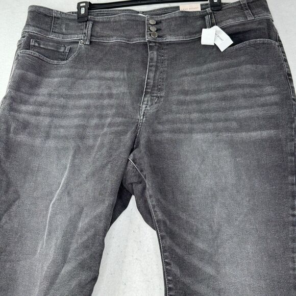 NEW‎ Lane Bryant Ultra High Rise Stretch Jegging Jeans Flex Magic Plus 28 Black - Picture 13 of 14